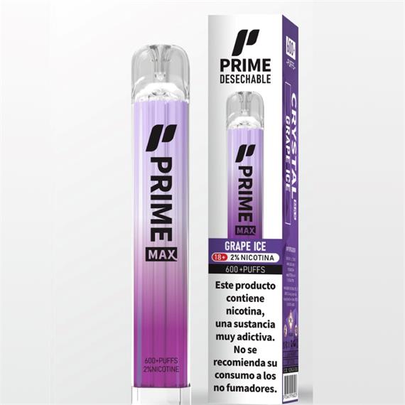 Prime Max Crystal Vaper Grape Ice 800 puff