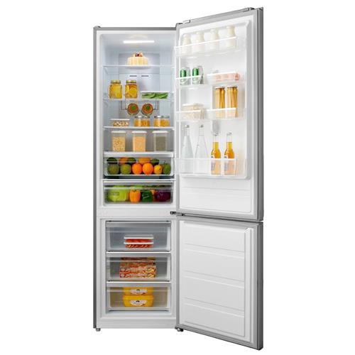 Midea MB468A3 - Frigorífico Combi - Acero Inoxidable 200x60 Inox A+++