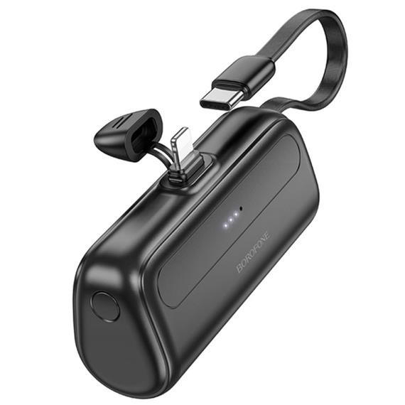 Powerbank Borofone BJ41 5.000mAh con conexión 2-1 Negro
