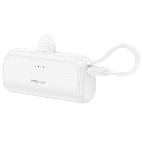 Powerbank Borofone BJ41 5.000mAh con conexión 2-1 Blanco