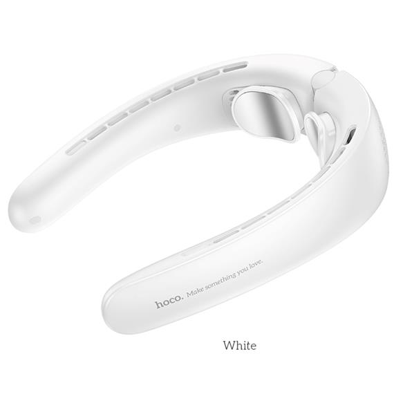 Hoco HX23 Ventilador de Cuello Recargable Blanco