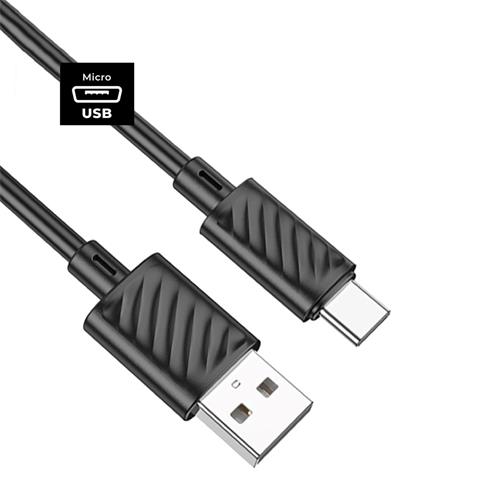 Cable USB a Micro USB 1 m 60W Hoco X88 Gratified Negro