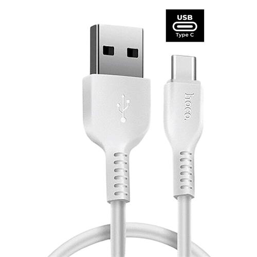 Cable USB a USB-C 2 metros Hoco X20 Flash Blanco