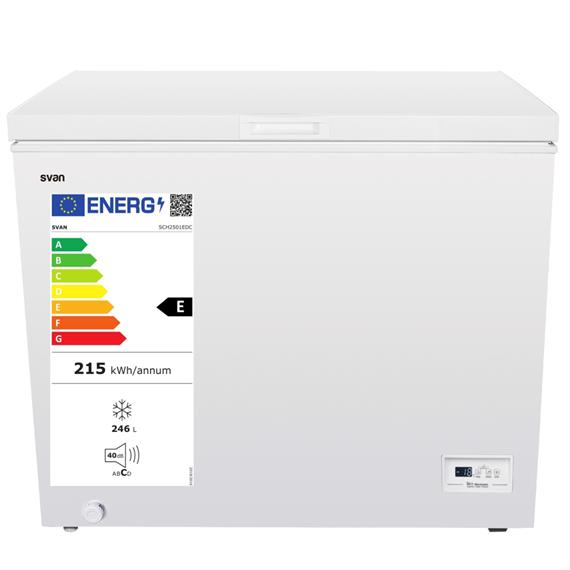 Svan SCH2501EDC Congelador Horizontal 246L DC 84,5x95,4x61.6cm Display