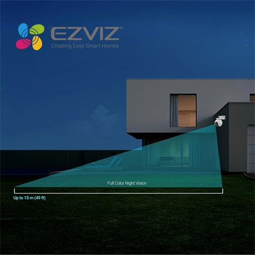 Ezviz EB8 4G Cámara de Seguridad Exterior 360º con Batería y 4G LTE