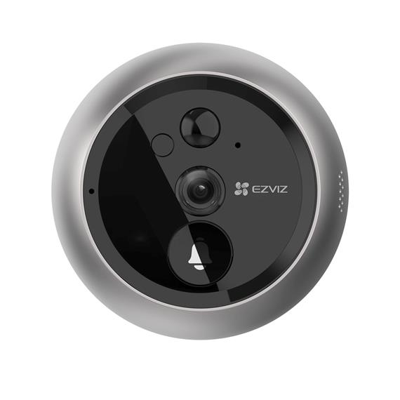 Ezviz DP2C Mirilla Inteligente Pantalla 4,3" Wifi y Detector de Presencia  Plateada