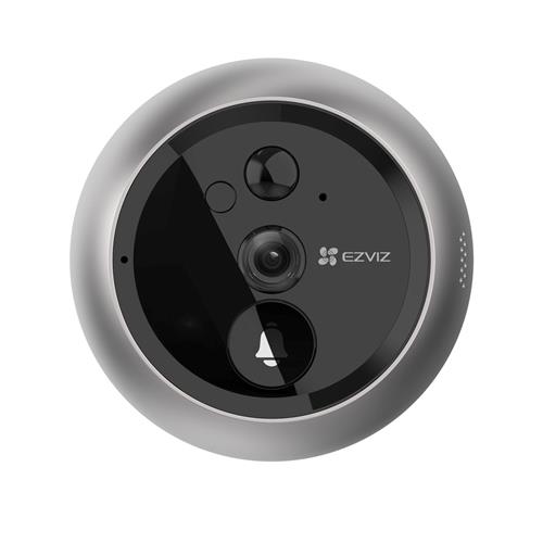 Ezviz DP2C Mirilla Inteligente Pantalla 4,3" Wifi y Detector de Presencia  Plateada