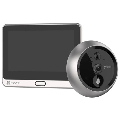 Ezviz DP2C Mirilla Inteligente Pantalla 4,3" Wifi y Detector de Presencia  Plateada