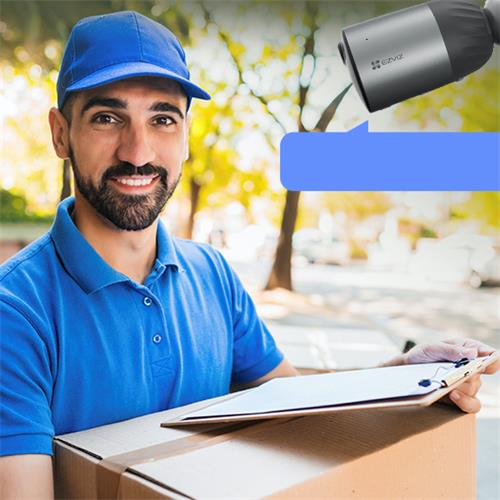 Ezviz eLife BC1C Cámara Seguridad Exterior Recargable 2K+ con Luz y Sirena