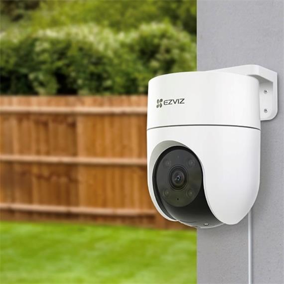 Ezviz H8C Cámara Seguridad Exterior WiFI 360º 1080p Con Sirena y Luz