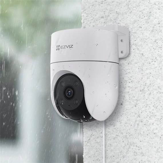 Ezviz H8C Cámara Seguridad Exterior WiFI 360º 1080p Con Sirena y Luz