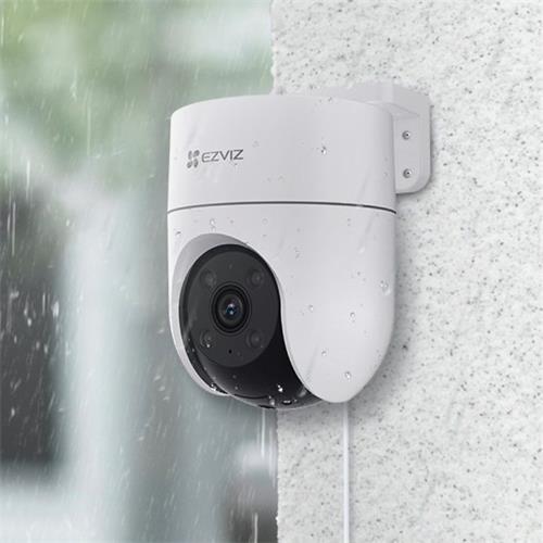Ezviz H8C Cámara Seguridad Exterior WiFI 360º 1080p Con Sirena y Luz