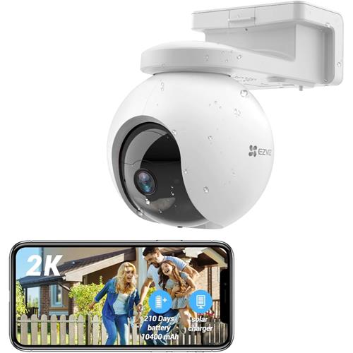 Ezviz HB8 Cámara Seguridad Exterior Wifi 360º 2k+ con Batería para 210 Días