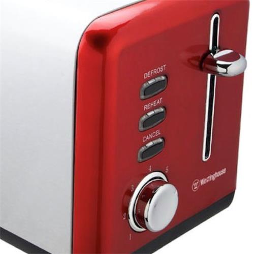 WESTINGHOUSE WKTTS1116RE Tostador Vintage rojo