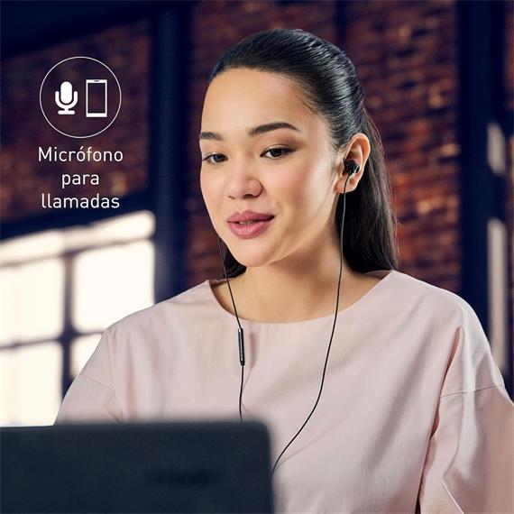 Panasonic RP-TCM225DEK Auricular USB-C Negro