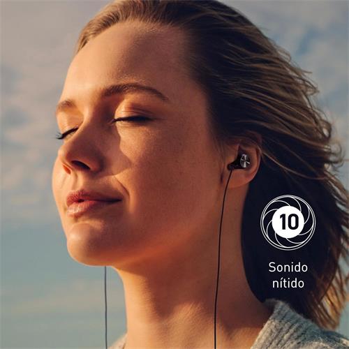 Panasonic RP-TCM225DEK Auricular USB-C Negro