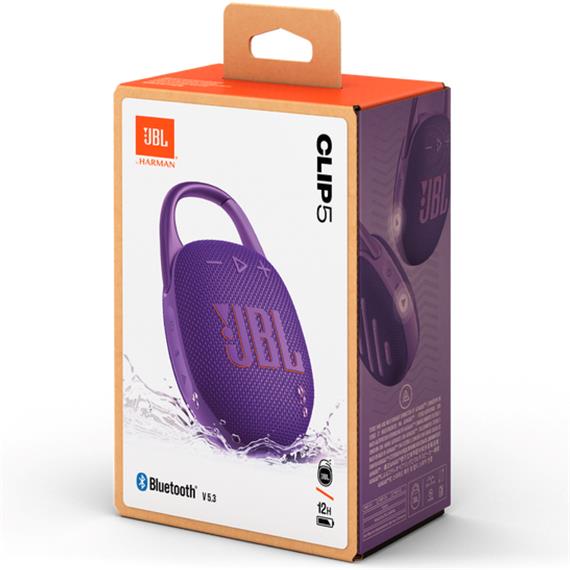 Jbl Clip 5 Altavoz Bluetooth Púrpura