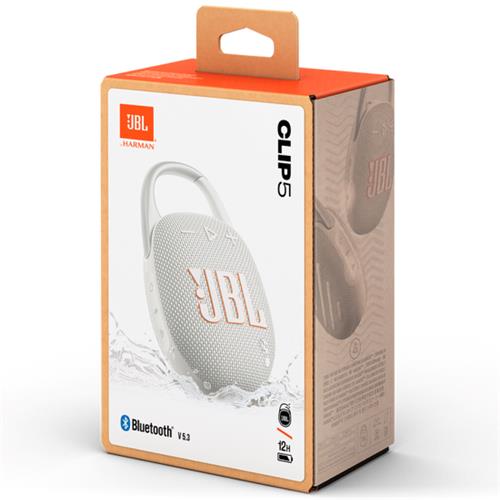 Jbl Clip 5 Altavoz Bluetooth Blanco