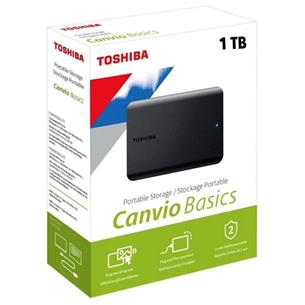 Disco Duro Externo Toshiba 1 TB USB 3.2 Canvio Basics  (HDTB510)