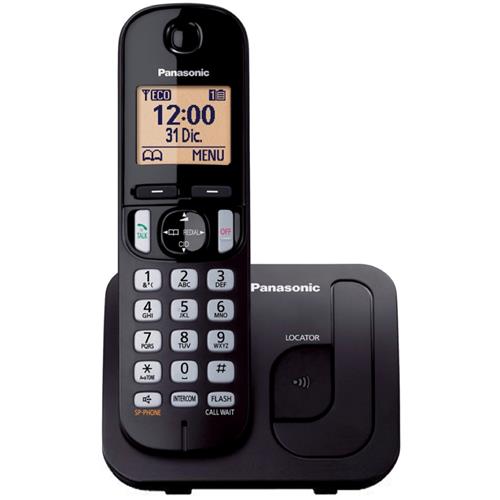 Panasonic KX-TGC210SPB Teléfono inalámbrico DECT Negro