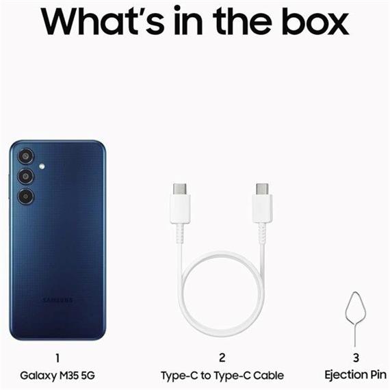 Samsung Galaxy M35 5G 6.6" 6GB 128GB 50MP Dark Blue (M356)