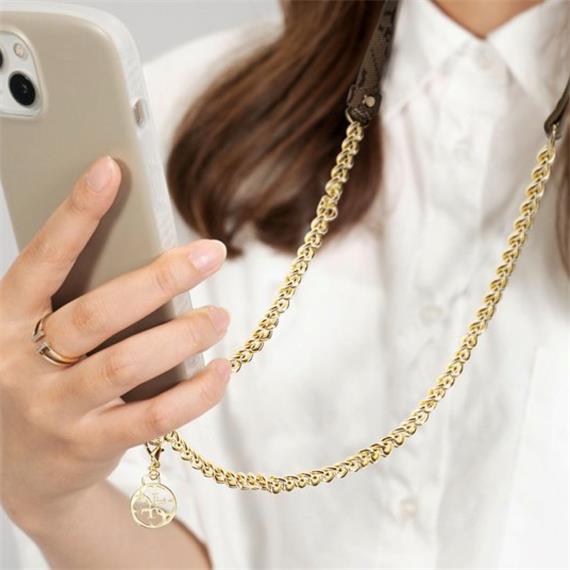 Guess GUOUC4MG4EW Universal CBDY Strap Brown 4G Chain