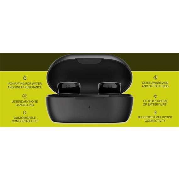Bose Quietcomfort Earbuds Auriculares con cancelación de Ruido New Black
