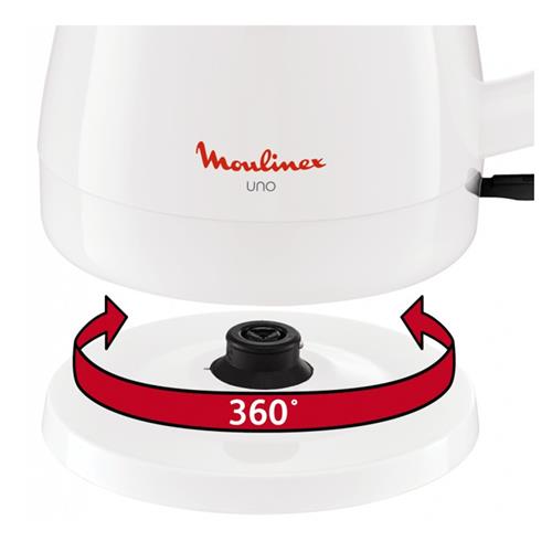 Moulinex BY150100 Hervidor 1.5 Litros Sin Cable Blanco