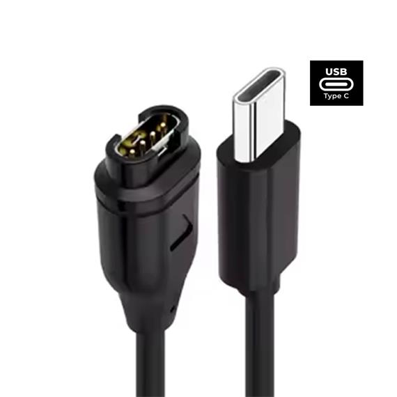 Garmin Cargador USB-C Vivoactive 5/3/4/4s  Venus 3/3s/2Plus /2s Cord Fenix 5/6/7/7x/5x/6x/5s/6s/7s