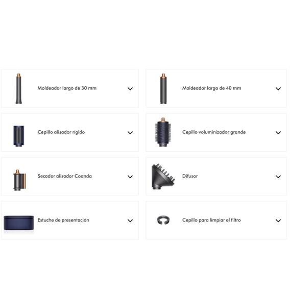 Dyson Airwrap HS05 Long Moldeador Multifunción Blue/Copper 581143-01