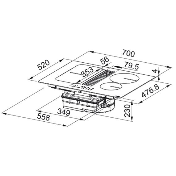 Franke FSM709HI Encimera 70CM 340.0678.203