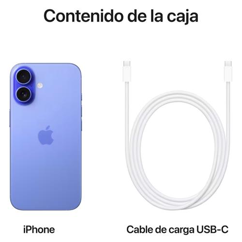 Apple Iphone 16 128GB Azul Ultramar (MYEC3QL/A)