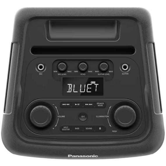 Panasonic SC-BMAX10E-K Altavoz Party Bluetooth Recargable 150W con LEDS