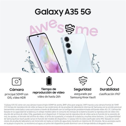 Samsung Galaxy A35 5G 6GB 128GB Awesome Lilac (SM-A356)