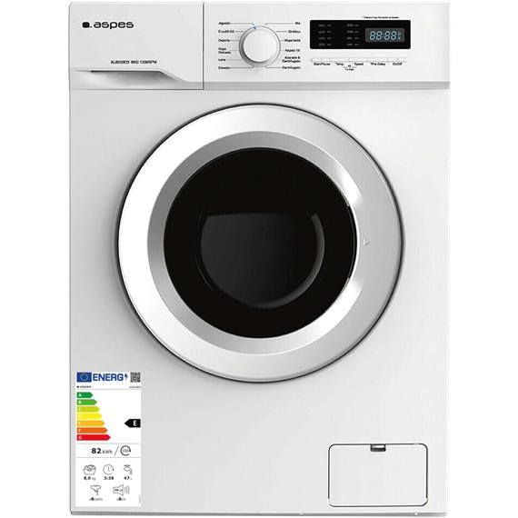 Aspes AL8200ED Lavadora Carga Frontal 8Kg 1200 rpm E Blanca