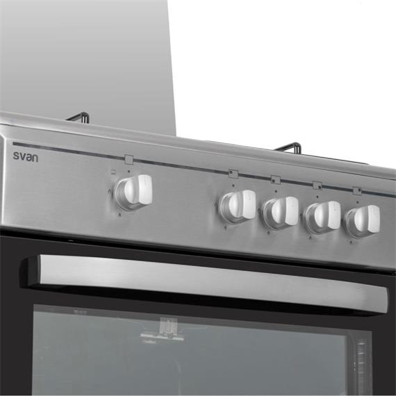 Svan SKG4600X Cocina Gas Butano ancho 60 cm Inox