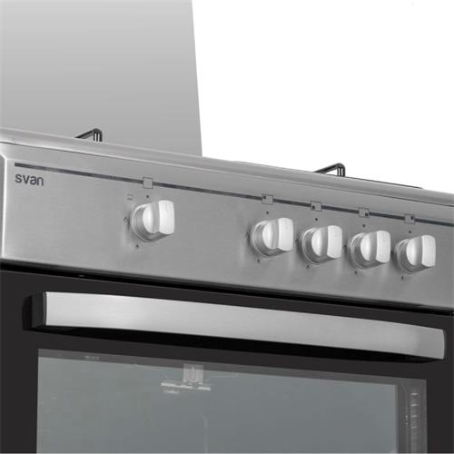 Svan SKG4600X Cocina Gas Butano ancho 60 cm Inox
