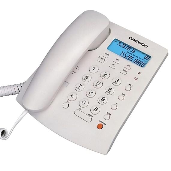 Daewoo DW6310 Teléfono Fijo Con Cable Blanco