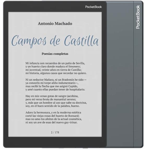 Pocketbook Color Note Pantalla 10.3" a Color, Lápiz Optico, Bluetooth Stormy Sea