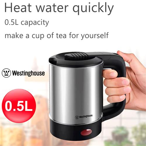 Westinghouse WKWK001 Hervidor de Viaje 0.5L con 2 Tazas
