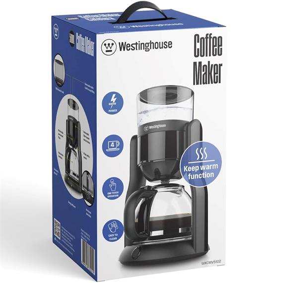 Westinghouse WKCMV5102 Cafetera de Goteo para 4 Tazas