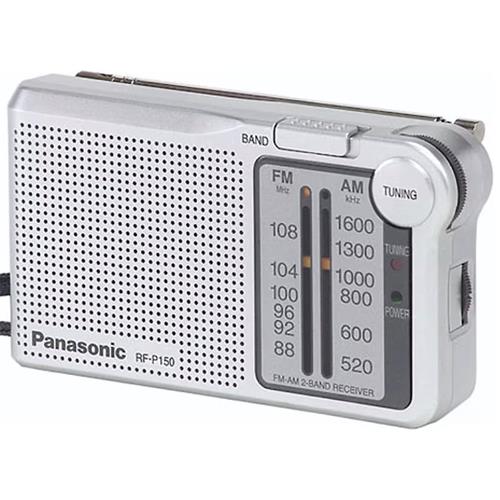 Panasonic RF-P150D Radio Portátil AM/FM Pilas Plata