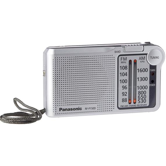 Panasonic RF-P150D Radio Portátil AM/FM Pilas Plata