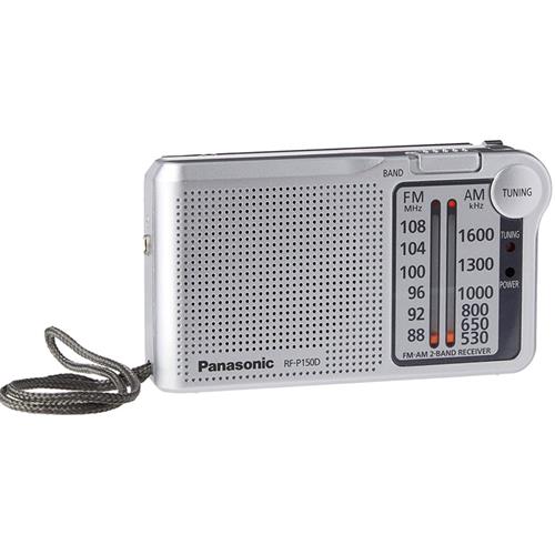 Panasonic RF-P150D Radio Portátil AM/FM Pilas Plata