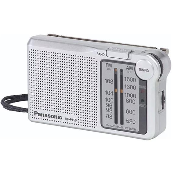 Panasonic RF-P150D Radio Portátil AM/FM Pilas Plata