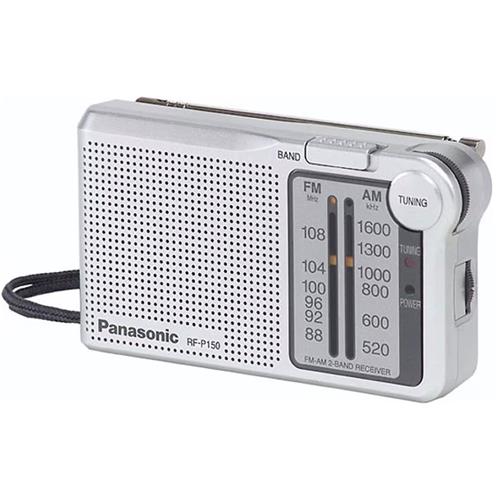 Panasonic RF-P150D Radio Portátil AM/FM Pilas Plata