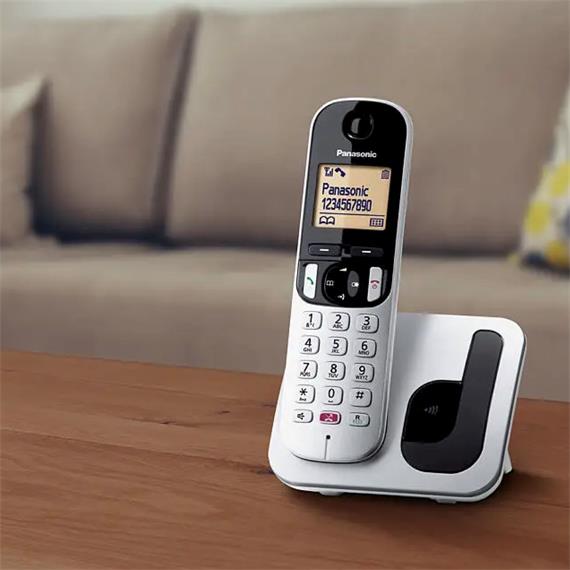 Panasonic KX-TGC212SPS Teléfono Duo Gris/Negro