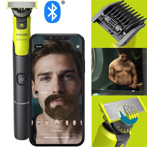 Philips QP4631/65 OneBlade 360 Recordadora para Barba y Cuerpo