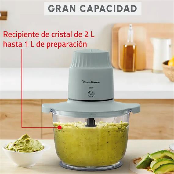 Moulinex DJ603110 Picadora Choopeo 3 in 1 500W