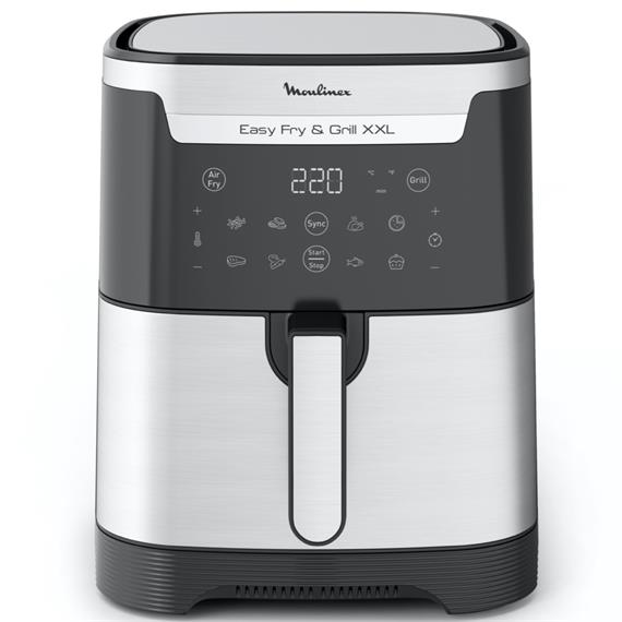 Moulinex EZ801D10 Freidora de Aire y Grill XXL 6.5L Inox